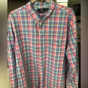 Men’s Vineyard Vines Slim Fit Tucker long sleeve button down- XXL
